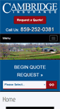 Mobile Screenshot of cambridgeinsurance.net